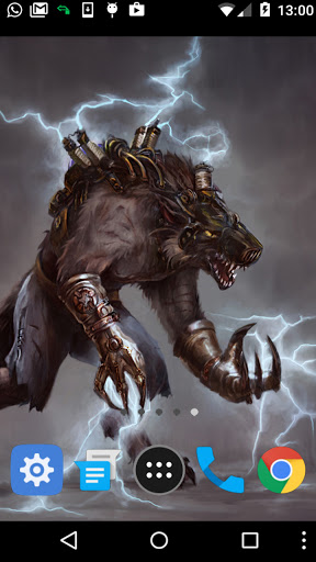scary werewolf wallpaper Screen 2