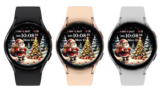 AZ280 Santa Claus Watch Face