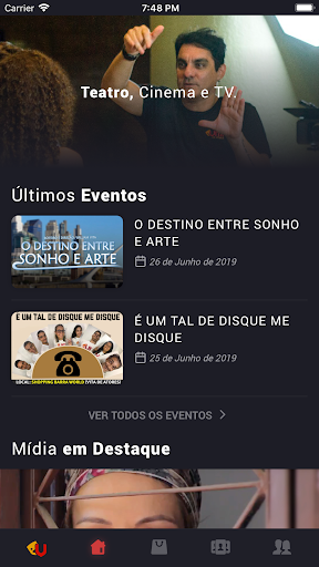 Vita de Atores Screen 2