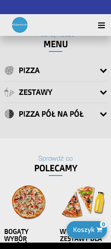 Android application Pizza Heaven Koszalin screenshort