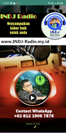 Android application INDJ Radio screenshort