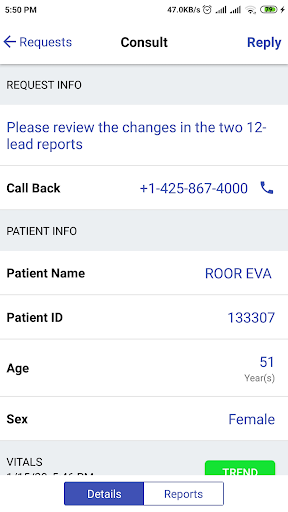 LIFENET Consult Screen 2