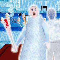 Frozen Granny Scary Ice Queen