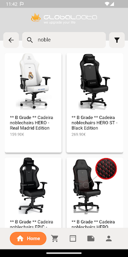 Android application Globaldata Loja de Informática screenshort