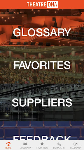 Android application TheatreDNA: Theatre & Entertai screenshort