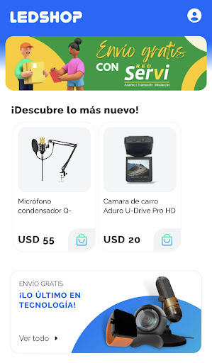Android application Ledshop507 screenshort