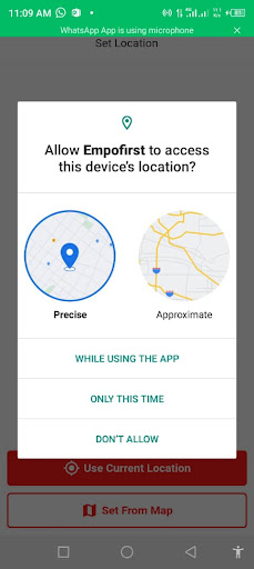 Android application Empofirst screenshort