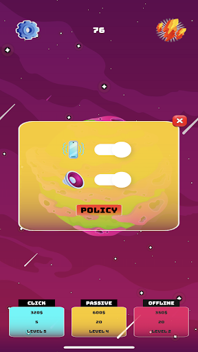 Astro Clicker Screen 3
