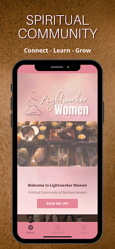 Android application Lightworker Women screenshort
