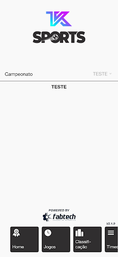 Android application TK SPORTS screenshort