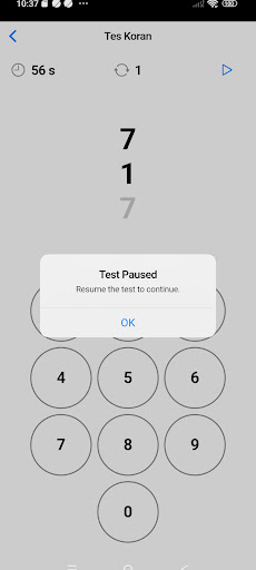 Tes Koran - Pauli and Kraepelin