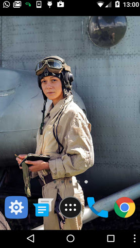 army girl wallpaper Screen 2