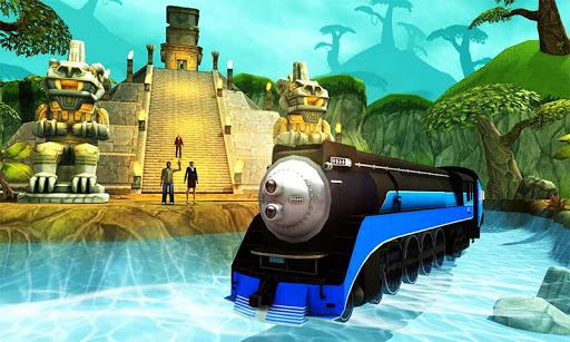 Water Surfer Bullet Train Games Simulator 2020 screenshots 2