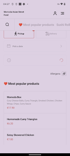 Momoda Asian Street Food Screen 3