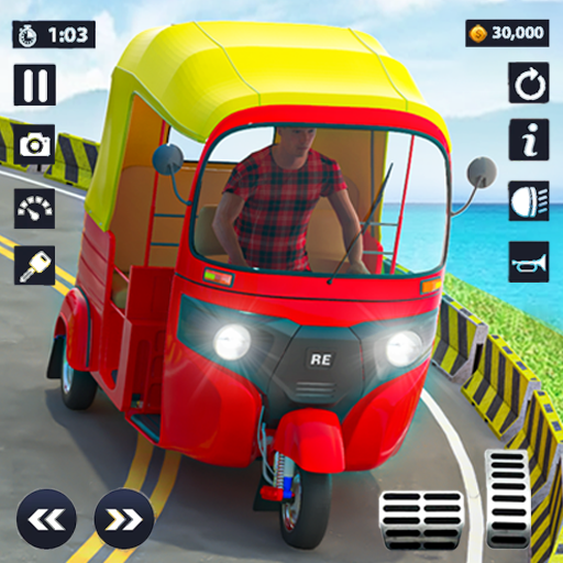 Rickshaw Driving Game Tuk Tuk logo