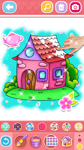 Glitter House coloring and dra photo 2