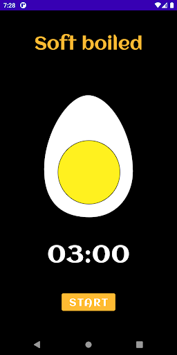 Android application Egg Timer screenshort