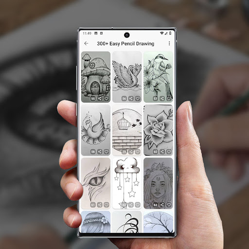 300+ Easy Pencil Drawing Ideas screenshot 0