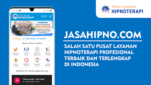Android application Pusat Hipnoterapi screenshort