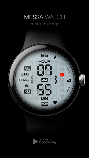 Android application Digital Sport Watch Face Pro screenshort