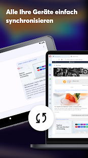 Opera-Browser mit KI Screenshot