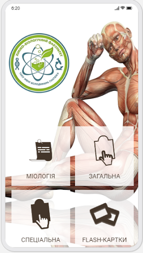Android application Human Anatomy. Myology screenshort