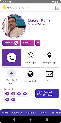 Android application Mukeshbina Life Advisor screenshort