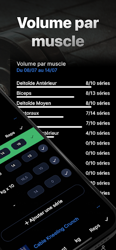 Carnet de musculation Lifty Screen 3