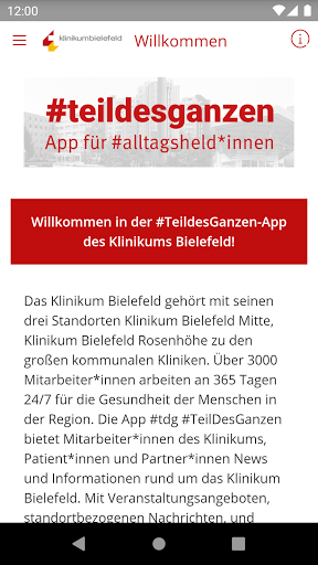 Android application #TeilDesGanzen screenshort