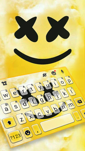 Android application Yellow Watercolor DJ Keyboard screenshort
