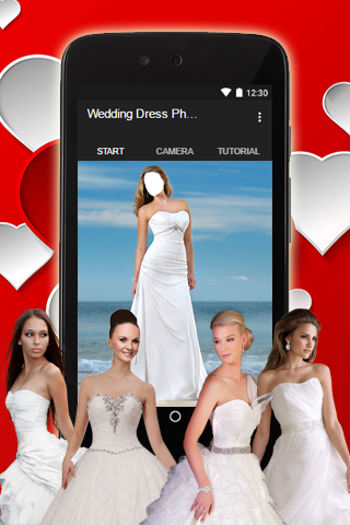 Wedding Dress Photo Montage