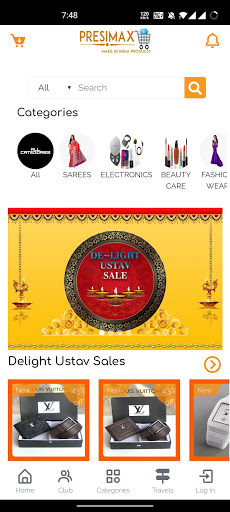 PRESIMAX-shopping,cab services Screenshot 1 - AppWisp.com
