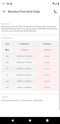 Blackbutt Fish And Chips Screen 3