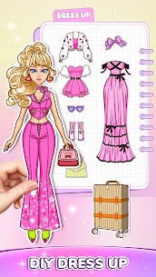 DIY Paper Doll Dress Up 1