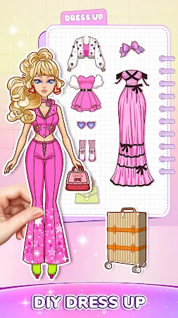 Game screenshot DIY Paper Doll Dress Up mod apk