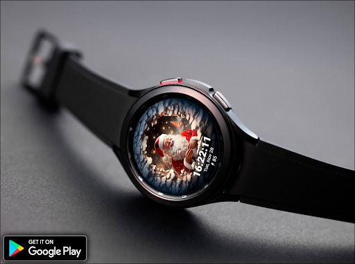 New Year digital watch face 03