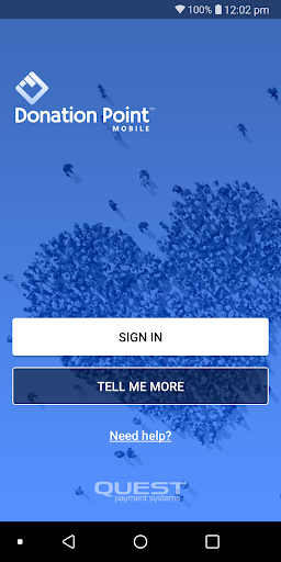 Android application Donation Point Mobile screenshort