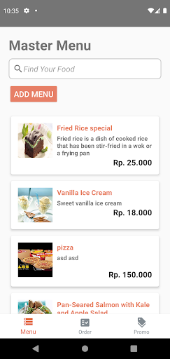 My Restaurant Screen 3
