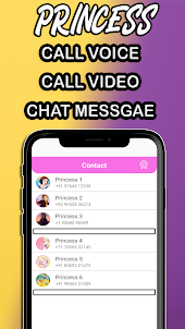 Princess video call prank