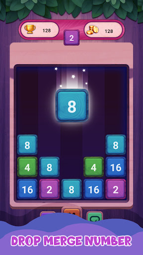 Merge Number Puzzle - 4Brain Screen 2