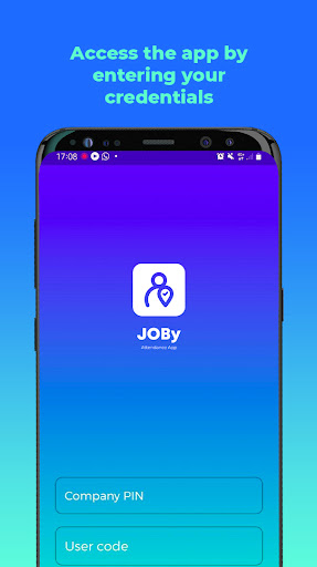 Android application JOBy GPS Attendance App screenshort