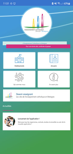 Android application Enseignement Catholique BZH screenshort