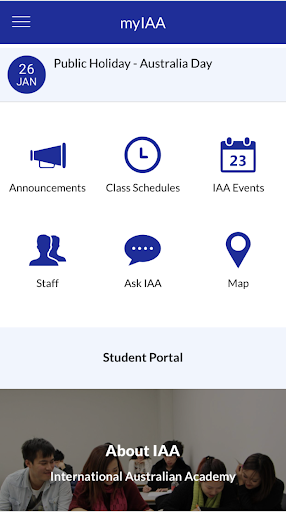 Android application myIAA screenshort