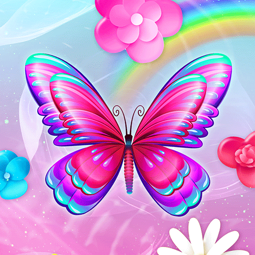 Joyful Butterfly - Wallpaper logo