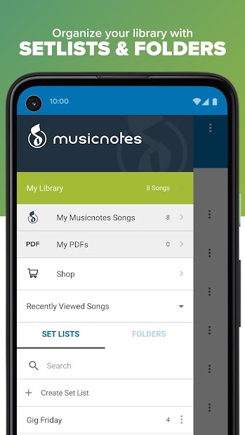 Captura de Pantalla 7 Musicnotes Sheet Music Player android