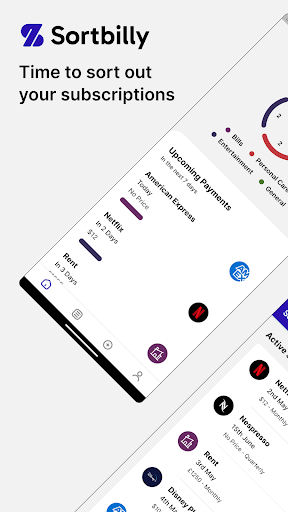Android application Sortbilly screenshort