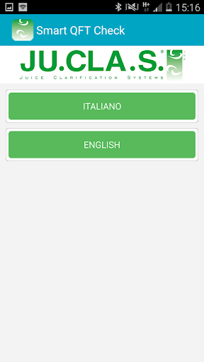Android application SMART QFT CHECK screenshort
