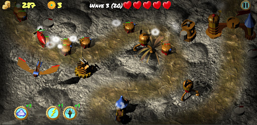 Android application Castle Defense Steampunk screenshort