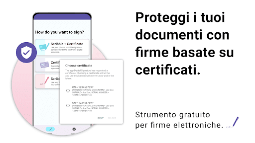 Anteprima dell'app