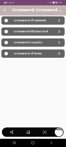 Crossword:Crossword puzzle Screen 3